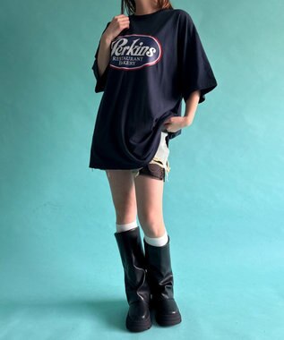 WEGO RESTRANTロゴT ネイビー