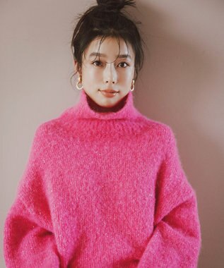 BEIGE， PERCIER / タートルニット Pink