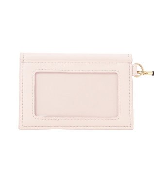 Maison de FLEUR リール付きビジューカードポケットパスケース Pink