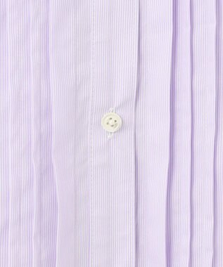 J.PRESS LADIES 【洗える】BEZ VEGA ストライプ ピンタック ブラウス ふじ色系1