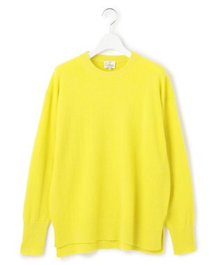 23区 S 【見上愛さん着用/Oggi・STORY掲載】ピュアカシミヤ クルーネック ニット イエロー系