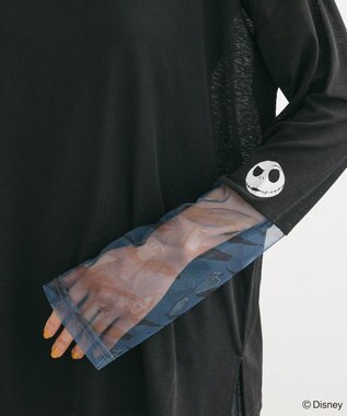 Green Parks ナイトメア／袖シアーＴシャツ Black