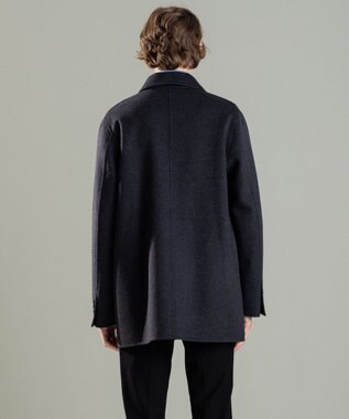 JOSEPH HOMME DOUBLE FACE CASHMERE  BALMACHAN COAT グレー系