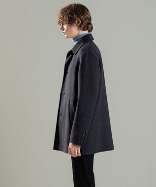 JOSEPH HOMME DOUBLE FACE CASHMERE  BALMACHAN COAT グレー系