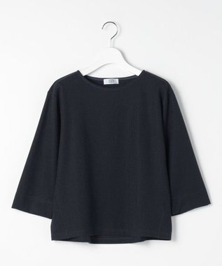 J.PRESS LADIES ラメ針抜き カットソー ネイビー系