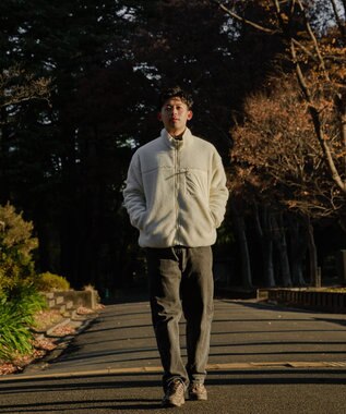 SHARE PARK MENS 【UNISEX】ボアフリースジャケット（L・XLサイズ） ホワイト