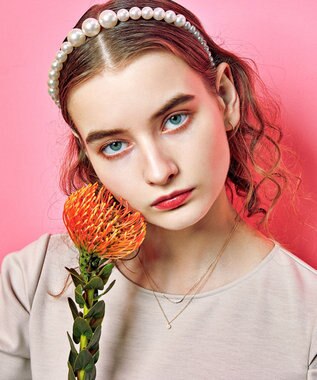 TOCCA 【WEB限定】FRILL DIAMOND NECKLACE K10 ダイヤモンド ネックレス ゴールド系