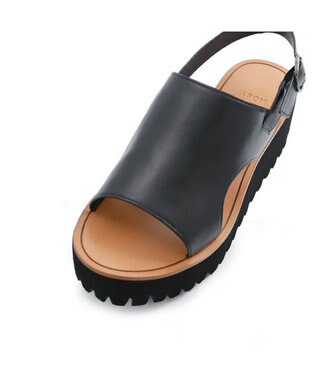 APOM チャンキーソールカバードサンダル55 ブラック