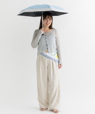 earth music&ecology earth×Wpc.コンパクト日傘 Black