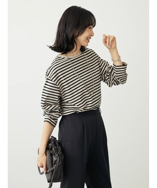 Green Parks ボーダープルオーバー Beige