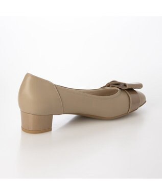 Riz raffinee <Riz raffinee>【3E】バックルモチーフパンプス ベージュ