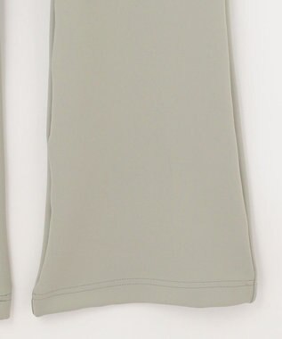 23区GOLF 【WOMEN】【23Fondation/WEB&一部店舗限定】ソフトダンボールニット フレアパンツ モスグリーン系