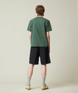 J.PRESS MEN ペイズリーバンダナプリントTシャツ スモーキーグリーン系