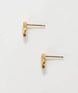 Phoebe 〈金属アレルギー対応〉グロッシーミニホースシューピアス　ゴールド　ステンレス/馬蹄/蹄鉄/ラッキーモチーフ/ギフト/プレゼント ゴールド