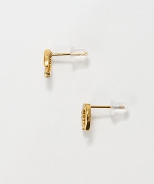 Phoebe 〈金属アレルギー対応〉グロッシーミニホースシューピアス　ゴールド　ステンレス/馬蹄/蹄鉄/ラッキーモチーフ/ギフト/プレゼント ゴールド