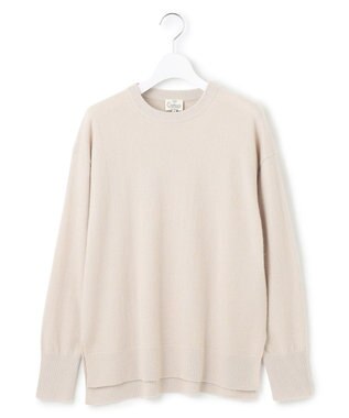 23区 S 【見上愛さん着用/Oggi・STORY掲載】ピュアカシミヤ クルーネック ニット ベージュ系