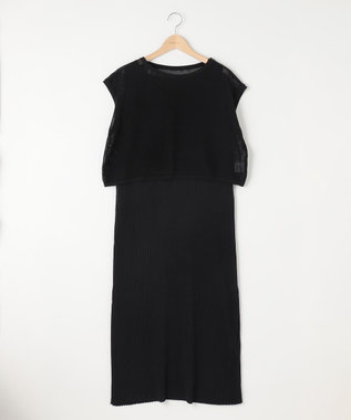 SHARE PARK LADIES 【セットアイテム】レーヨンナイロンニットワンピース