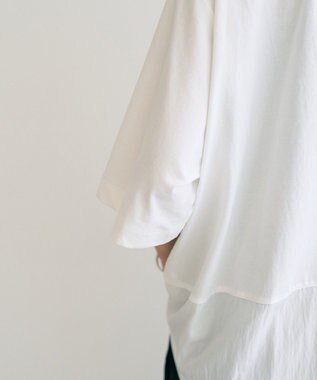 YECCA VECCA 素材MIXカットプルオーバー White