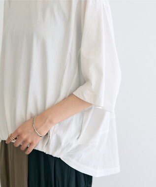 YECCA VECCA 素材MIXカットプルオーバー White