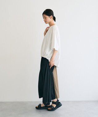 YECCA VECCA 素材MIXカットプルオーバー White