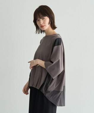 YECCA VECCA 素材MIXカットプルオーバー White