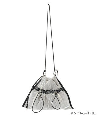 Green Parks STAR WARS/ロゴメッシュバッグ White