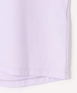 自由区 【XSサイズ~/洗える】ツイストプレインジャージー袖タック カットソー ライラック系
