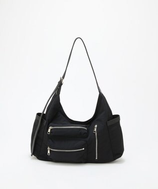 TOPKAPI 【TREASURE TOPKAPI】ナイロン アウトポケット 2way ショルダーバッグ / 軽量 ブラック