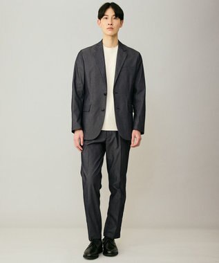 UNFILO MENS 【ストレッチ】イージーケアクリアデニム 機能美パンツ スリム インディゴ