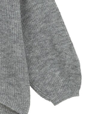 Green Parks シアーゆったりニットプルオーバー Gray