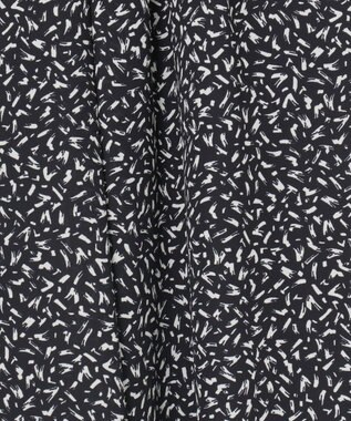 23区 S 【接触冷感/吸水速乾】ペインティングプリント スカート ネイビープリント