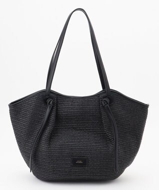 23区 【CLASSY.6月号掲載】雑材ミドル トートバッグ ブラック