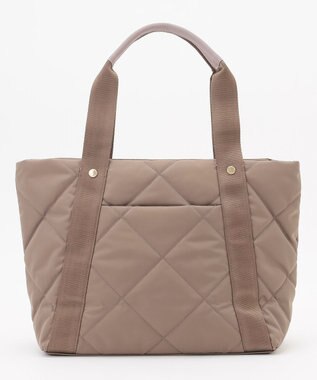 TOCCA 【撥水・A4サイズ対応】TRACE PAVE QUILT TOTE キルトバッグ ベージュ系