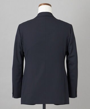 GOTAIRIKU オールシーズン対応【御幸毛織】WOOL×SOLOTEX ストレッチスーツ（ネイビーストライプ） ネイビー系1