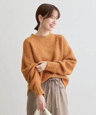 Green Parks ブークレニットプルオーバー Orange