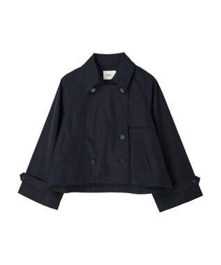 earth music&ecology ショートトレンチコート Navy