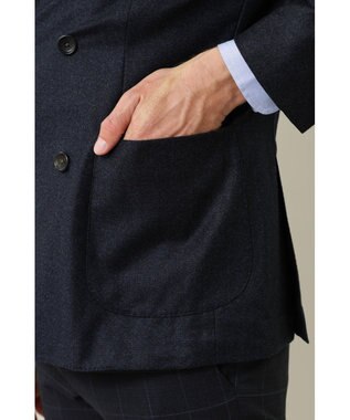 DAKS ウールダブルジャケット ネイビー