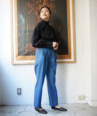 woadblue GLORY ツータック パンツ BLUE