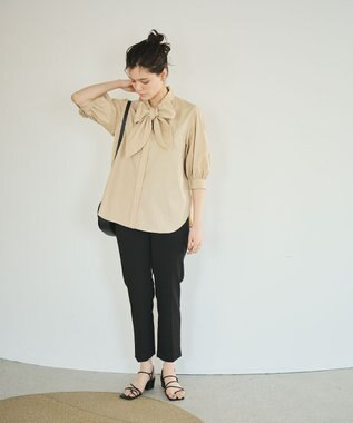 #Newans 【洗濯機可能/シワになりにくい】ラビットタイシャツ ベージュ