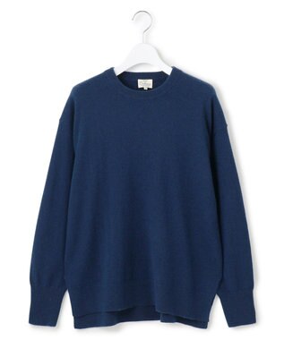 23区 S 【見上愛さん着用/Oggi・STORY掲載】ピュアカシミヤ クルーネック ニット ブルー系