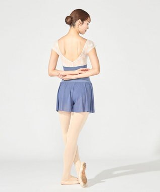 Chacott フレンチスリーブレオタード ブルー