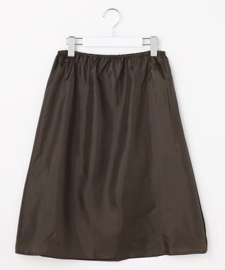 J.PRESS LADIES S コットンリネン Light マドラスチェック シャツ ワンピース ブラウン系