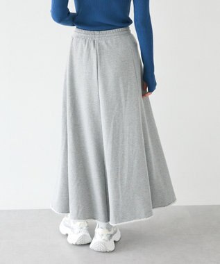 CRAFT STANDARD BOUTIQUE 【ＷＥＢ限定】裏毛カットオフフレアスカート Gray Mixture