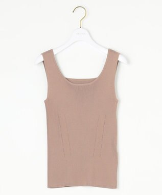 ANY SIS 【洗える】2WAYニット タンクトップ モカ