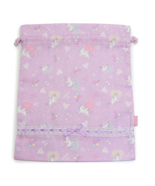 Mother garden マザーガーデン ユニコーン 巾着 大 《ハピネス柄》 -