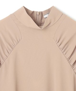 BEIGE， 【洗える】FLEUR / ギャザーブラウス Beige