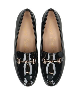 Bridget Birkin 【Bridget Birkin】ソフトビットレインローファー ブラックエナメル