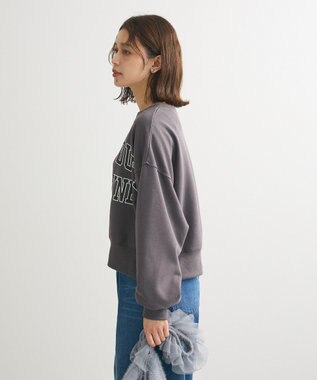 Green Parks リメイクロゴスウェット Charcoal Gray