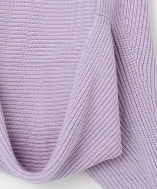 #Newans 【洗える】エアリーウールボレロカーディガン ラベンダー系