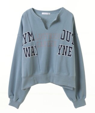 Green Parks リメイクロゴスウェット Charcoal Gray